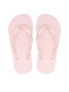 Calvin Klein Japonki Flip Flop Tpu Metallic HW0HW02956 Różowy jasny. Czerwone klapki Calvin Klein, bez wzorów, z syntetyku, bez obcasa. Za 149,99 zł.
