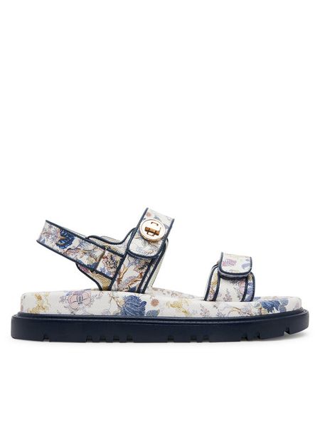 Aldo Sandały Linette 13966758 Niebieski. Niebieskie sandały ALDO, bez wzorów, ze skóry, bez obcasa, na płaskiej podeszwie, bez zapięcia. Za 469,99 zł.