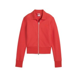 Puma Bluza Premium Ess Knitted 62978115. Czerwone bluzy Puma, m, bez wzorów, bez kaptura. Za 226,99 zł.