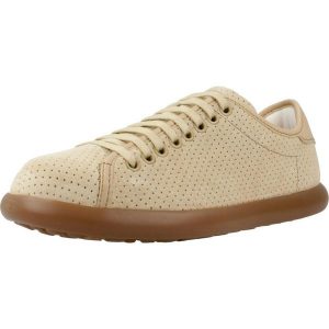 Buty CAMPER SUMMER PERFORATED BOTIJ Jasnobrązowy. Brązowe buty trekkingowe Camper, z tkaniny, bez zapięcia. Za 379,99 zł.