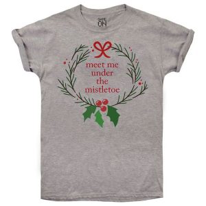 Christmas T-Shirt T-Shirt Damski Mistletoe Xl Szary. T-shirty marki Christmas T-Shirt. W wyprzedaży za 38,00 zł.