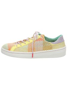 Think! Skórzane sneakersy ze wzorem rozmiar: 39,5. Trampki Think, bez wzorów, bez zapięcia. Za 277,36 zł.