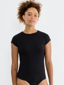 Sloggi Koszulka w kolorze czarnym rozmiar: XL. Czarne bluzki Sloggi, xl, bez wzorów, bez kołnierzyka, bez ramiączek. Za 69,58 zł.