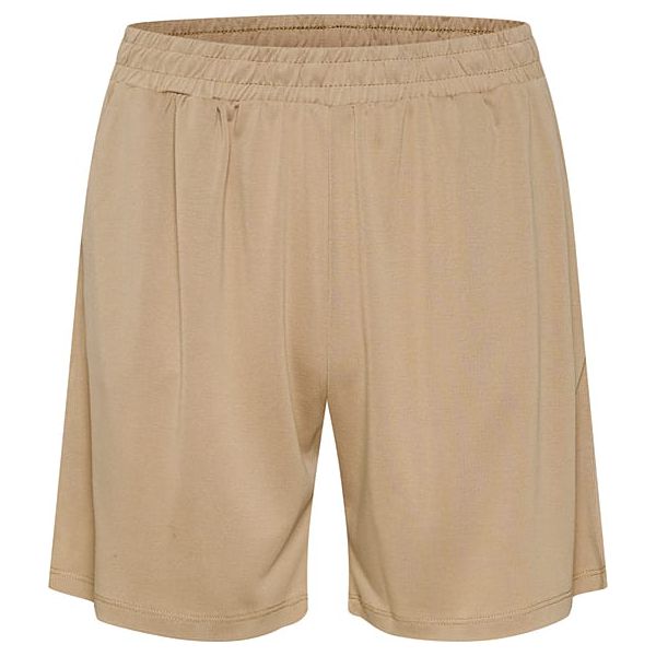 Kaffe Szorty "Lise" w kolorze beżowym rozmiar: XS. Brązowe szorty Kaffe, bez wzorów. Za 41,30 zł.