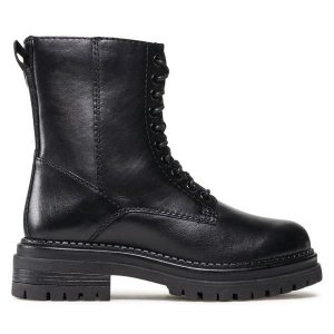 Trapery Lasocki. Czarne buty zimowe Lasocki, bez obcasa, bez zapięcia. Za 279,99 zł.