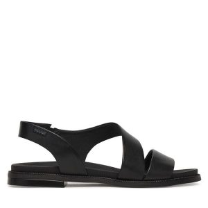 Sandały Pikolinos. Czarne sandały Pikolinos, bez wzorów, bez obcasa, na płaskiej podeszwie, bez zapięcia. Za 489,99 zł.