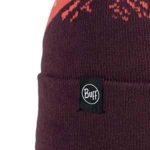 Czapka BUFF KNITTED BEANIE TATIK BURGUNDY. Brązowe czapki Buff, bez wzorów, z elastanu, biznesowe. Za 123,19 zł.