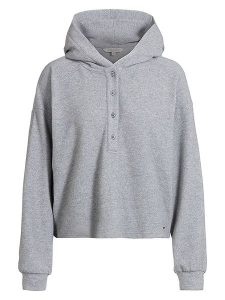 Herrlicher Bluza "Hayat" w kolorze szarym rozmiar: L. Szare bluzy Herrlicher, l, bez wzorów, z kapturem. Za 222,95 zł.