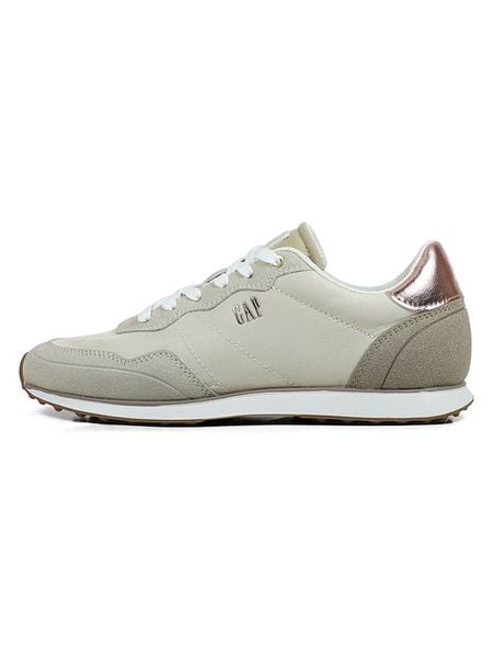 GAP Sneakersy "Optima NYX" w kolorze szarobrązowym rozmiar: 37. Brązowe trampki GAP, bez wzorów, bez zapięcia. Za 118,28 zł.