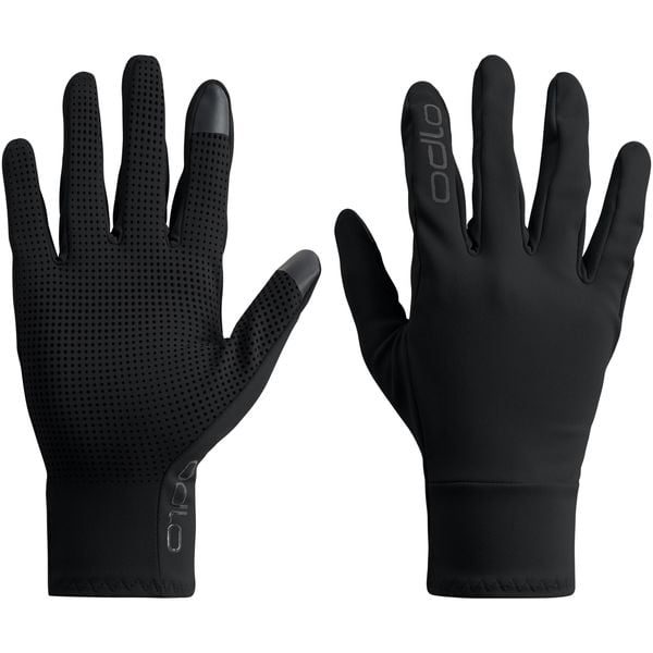 Rękawice Odlo Gloves full finger MULTISPORT LIGHT. Czarne rękawiczki ODLO, bez wzorów. Za 145,93 zł.