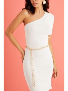 Cool & Sexy Pasek w kolorze złotym rozmiar: onesize. Żółte paski Cool & Sexy, bez wzorów, z materiału. Za 52,99 zł.