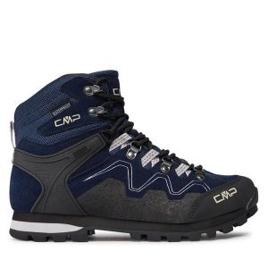 Trekkingi CMP. Niebieskie buty sportowe CMP, bez wzorów, bez zapięcia, trekkingowe. Za 429,99 zł.