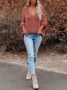 LA Angels Sweter w kolorze jasnobrązowym rozmiar: S. Brązowe swetry oversize LA Angels, s, bez wzorów, bez ramiączek. Za 183,59 zł.