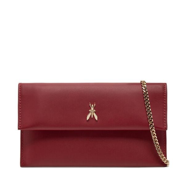 Torebka Patrizia Pepe. Czerwone torebki klasyczne Patrizia Pepe, bez wzorów, bez dodatków. Za 439,99 zł.