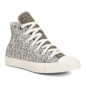 Trampki damskie Converse Chuck Taylor All Star Hi. Brązowe trampki Converse, bez wzorów, bez zapięcia. Za 229,99 zł.
