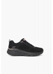 Sneakersy Skeatchers z metalizowanymi detalami. Czarne buty sportowe bonprix, bez wzorów, bez zapięcia. Za 299,99 zł.