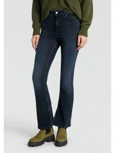 Hugo Boss Orange Dżinsy - Bootcut fit - w kolorze granatowym rozmiar: W32/L32. Niebieskie jeansy Hugo Boss Orange, bez wzorów. Za 359,32 zł.