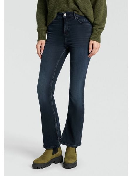 Hugo Boss Orange Dżinsy - Bootcut fit - w kolorze granatowym rozmiar: W28/L32. Niebieskie jeansy Hugo Boss Orange, bez wzorów. Za 354,94 zł.