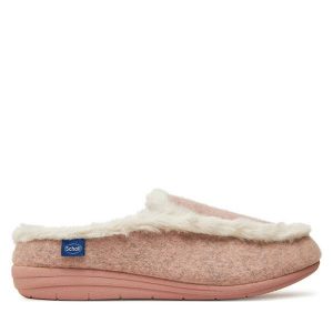 Kapcie Scholl. Czerwone kapcie Scholl, bez wzorów. Za 249,99 zł.