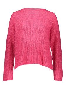Vero Moda Sweter w kolorze różowym rozmiar: XL. Różowe swetry oversize Vero Moda, xl, bez wzorów, ze splotem, bez ramiączek. Za 48,28 zł.