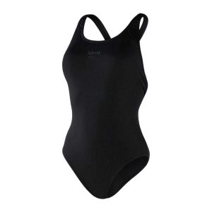 Damski kostium kąpielowy 1-częściowy Speedo Eco Endurance+ Power. Czarne kombinezony Speedo, l, bez wzorów, z materiału, eleganckie, bez kołnierzyka, bez ramiączek. Za 317,00 zł.