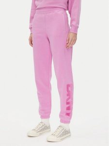 DKNY Sport Spodnie dresowe DP5P3585 Różowy Regular Fit. Czerwone spodnie dresowe DKNY Sport, xl, bez wzorów, z dresówki. Za 179,99 zł.