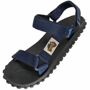 Sandały GUMBIES SCRAMBLER SANDAL. Niebieskie sandały Gumbies, bez wzorów, bez obcasa, bez zapięcia. Za 135,99 zł.