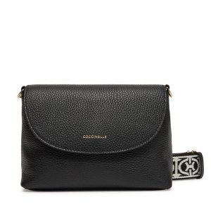 Torebka Coccinelle. Czarne torebki klasyczne Coccinelle, bez wzorów, bez dodatków. Za 629,99 zł.