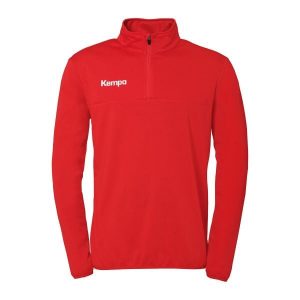 Bluza treningowa z zamkiem błyskawicznym 1/4 Kempa. Czarne bluzy Kempa, bez wzorów, bez kaptura. Za 217,50 zł.