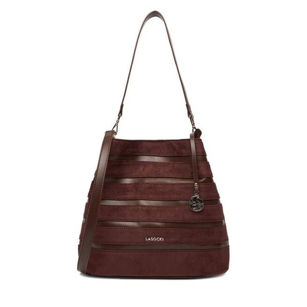 Torebka Lasocki. Czerwone torebki klasyczne Lasocki, bez wzorów, bez dodatków. Za 199,99 zł.