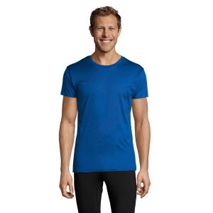 Koszulka Sprinterska Unisex Dla Dorosłych. Niebieskie bluzki SOL'S, s, bez wzorów, sportowe, bez kołnierzyka, bez ramiączek. Za 33,99 zł.