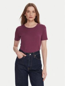 United Colors Of Benetton T-Shirt 3GA2E16A0 Fioletowy Regular Fit. Fioletowe t-shirty United Colors of Benetton, s, bez wzorów, z bawełny, bez kołnierzyka, bez ramiączek. Za 79,99 zł.