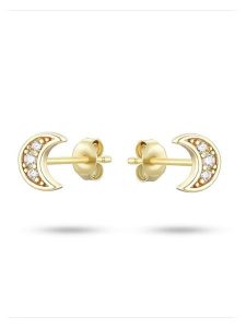 Les Petites Précieuses Pozłacane kolczyki-wkrętki z cyrkoniami rozmiar: onesize. Żółte kolczyki Les Petites Précieuses, z cyrkonią, pozłacane. Za 113,63 zł.