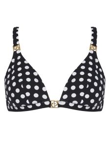 Chantelle Góra od bikini Sauvage C17UQF Czarny. Czarne bikini Chantelle, bez wzorów, z syntetyku. Za 369,99 zł.