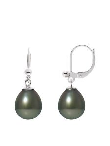 Pearl Addict Srebrne kolczyki-wkrętki z perłami tahiti rozmiar: onesize. Szare kolczyki Pearl Addict, z perłą, srebrne. Za 399,71 zł.