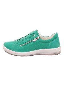 Legero Skórzane sneakersy "Tanaro 5.0" w kolorze zielonym rozmiar: 38,5. Zielone trampki Legero, bez wzorów, bez zapięcia. Za 245,96 zł.