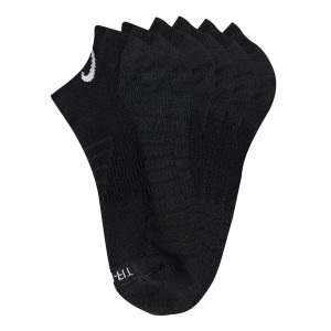 Skarpety Unisex Dla Dorosłych Everyday Max Cushion NoShow (zestaw 3 Sztuk). Czarne skarpetki Nike, bez wzorów. Za 96,99 zł.