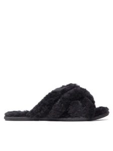 Ugg Kapcie W Scuffita 1123572 Czarny. Czarne kapcie Ugg, bez wzorów, ze skóry. Za 269,99 zł.