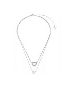 Guess Naszyjnik JUBN05 026JW Srebrny. Szare naszyjniki Guess, srebrne. Za 329,99 zł.