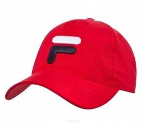 Czapka tenisowa Fila Baseball Cap Max czerwona. Czerwone czapki Fila, bez wzorów, z materiału, eleganckie. Za 79,00 zł.