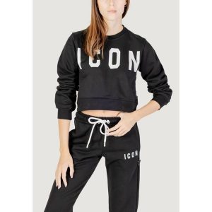 Bluza Kobieta ICON. Czarne bluzy ICON, bez wzorów, bez kaptura. W wyprzedaży za 254,20 zł.