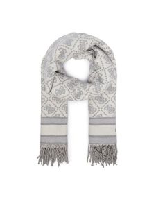 Guess Szalik AW5665 POL03 Szary. Szare rękawiczki Guess, z aplikacjami, z poliesteru. Za 194,99 zł.