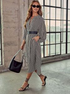 LA Angels Sukienka w kolorze czarno-beżowym rozmiar: S. Brązowe sukienki LA Angels, na co dzień, s, bez wzorów, ze skóry, bez kołnierzyka, bez ramiączek, midi, proste. Za 165,99 zł.