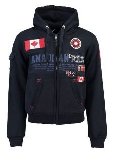 Canadian Peak Bluza "Fipeak" w kolorze granatowym rozmiar: S. Niebieskie bluzy Canadian Peak, s, z aplikacjami, bez kaptura. Za 124,45 zł.
