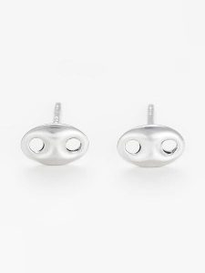 DIAMANTA Złote kolczyki-wkrętki "Petit Grain de Café" rozmiar: onesize. Szare kolczyki DIAMANTA, złote. Za 155,45 zł.