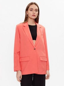 Moss Copenhagen Marynarka Fanilla 17263 Różowy Regular Fit. Czerwone marynarki i żakiety Moss Copenhagen, s, bez wzorów, z syntetyku. Za 229,99 zł.