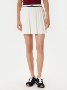 Guess Spódnica plisowana V5BD02 Z1152 Écru Regular Fit. Spódnice Guess, xxs, z aplikacjami. Za 279,99 zł.