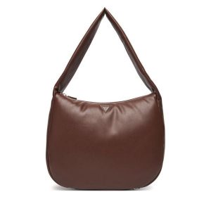 Torebka Guess. Brązowe torebki klasyczne Guess, z aplikacjami, bez dodatków. Za 509,99 zł.