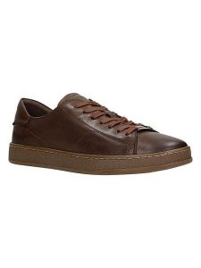 Wojas Skórzane sneakersy w kolorze brązowym rozmiar: 39. Brązowe trampki Wojas, bez wzorów, bez zapięcia. Za 302,45 zł.