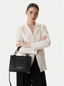 LOVE MOSCHINO Torebka JC4006PP1OLB0000 Czarny. Czarne torebki klasyczne LOVE MOSCHINO, bez wzorów, ze skóry, bez dodatków. Za 673,99 zł.